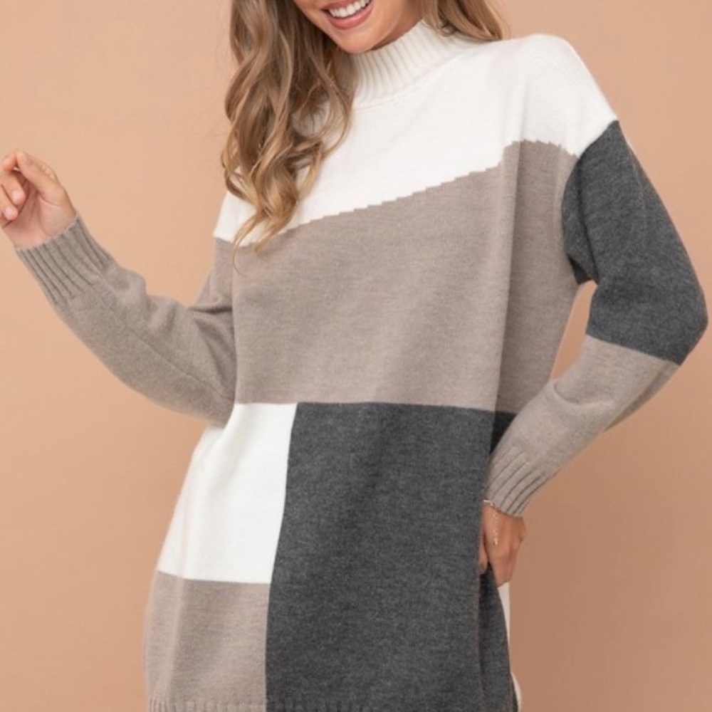 Color block sweater - Picture 4 of 13
